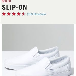 Vans slip on